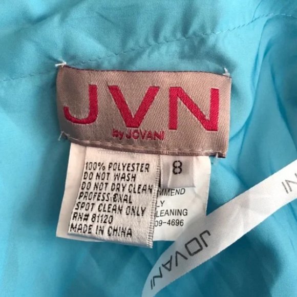 NEW JOVANI SZ 8 CUT OUT FORMAL BALL GOWN WITH POCKETS - Picture 7 of 8